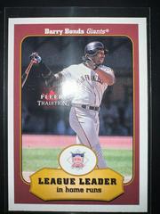 Barry Bonds #392 Baseball Cards 2001 Fleer Tradition Prices