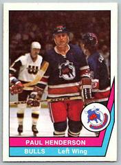 Paul Henderson Hockey Cards 1977 O-Pee-Chee WHA Prices