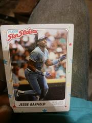 Jesse Barfield #70 Baseball Cards 1988 Fleer Star Stickers Prices