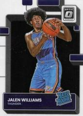 Jalen Williams Basketball Cards 2022 Panini Donruss Optic Prices
