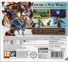 Back Cover (PAL) | Final Fantasy Explorers PAL Nintendo 3DS