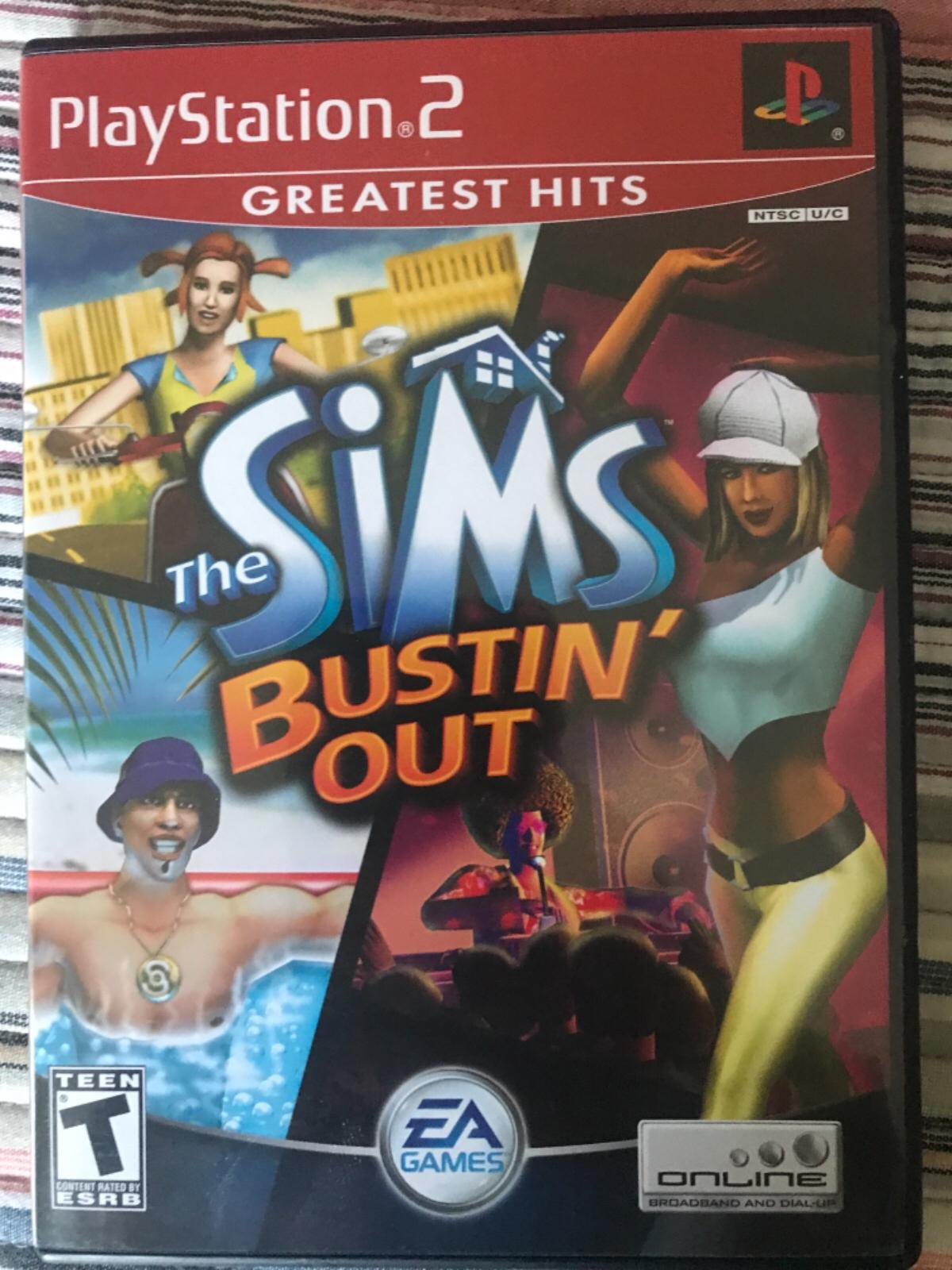the-sims-bustin-out-item-box-and-manual-playstation-2
