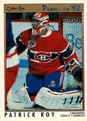 Patrick Roy #14 Hockey Cards 1992 O-Pee-Chee Premier Prices