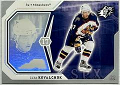 Ilya Kovalchuk Hockey Cards 2003 SPx Prices