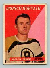 Bronco Horvath #35 Hockey Cards 1958 Topps Prices