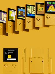 Promo Art | Analogue Pocket [Yellow] GameBoy