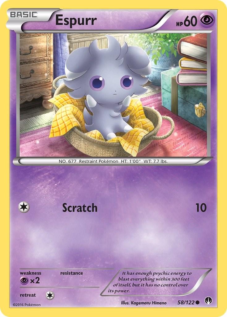 Espurr #58 Pokemon BREAKpoint