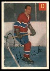 Paul Masnick #13 Hockey Cards 1954 Parkhurst Prices