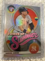Aaron Judge #SS-4 Baseball Cards 2023 Topps Pristine Swings of Summer Prices