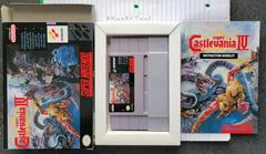 Box, Cartridge, Manual, And Tray | Super Castlevania IV Super Nintendo