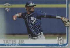 Fernando Tatis Jr. [Refractor] #203 Baseball Cards 2019 Topps Chrome Prices