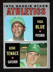Athletics Rookies [Vida Blue, Gene Tenace] #21 Baseball Cards 1970 Topps Prices