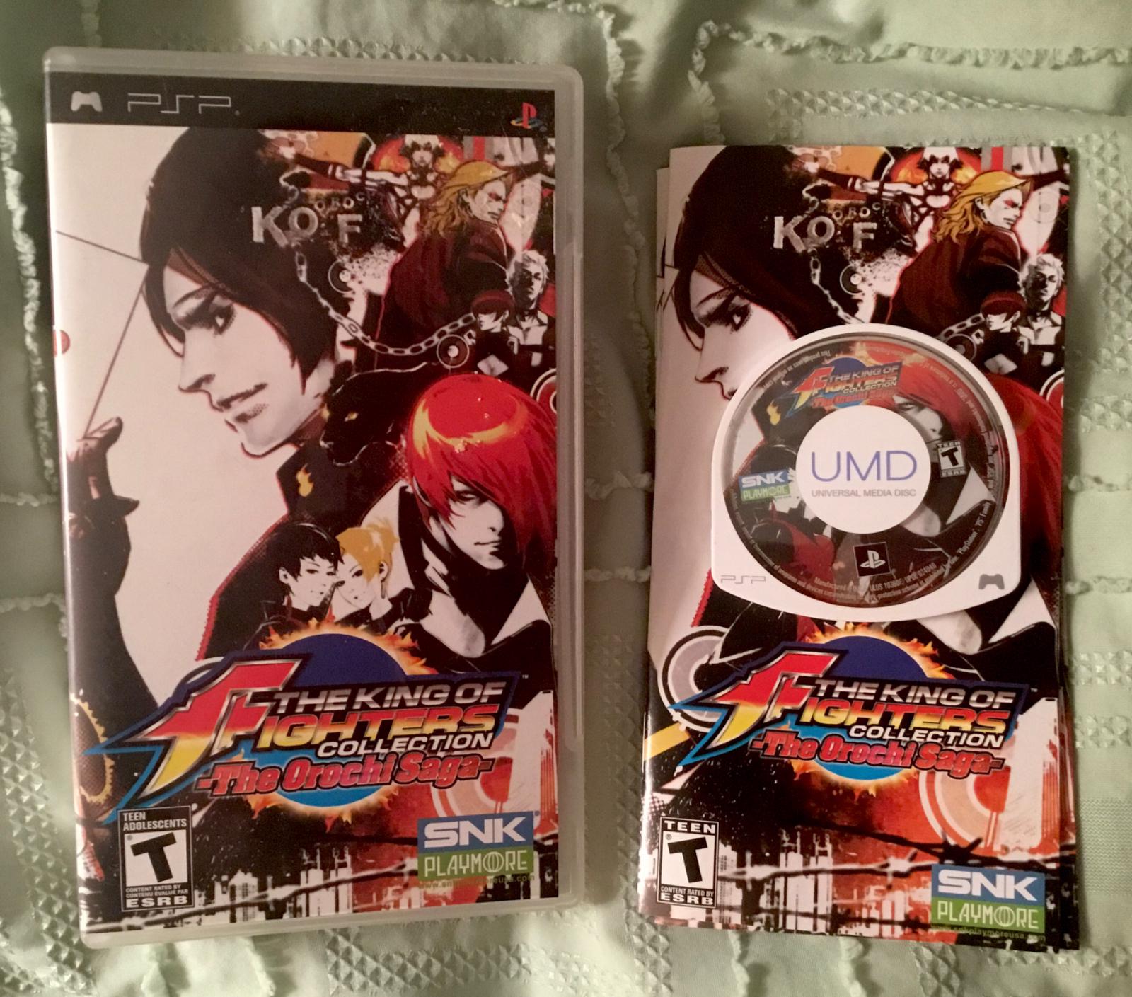 King of Fighters Collection The Orochi Saga | Item, Box, and Manual | PSP