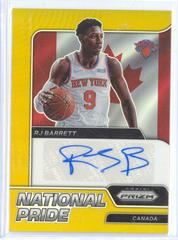 RJ Barrett [Gold] #NPS-RJB Basketball Cards 2021 Panini Chronicles National Pride Signatures Prices