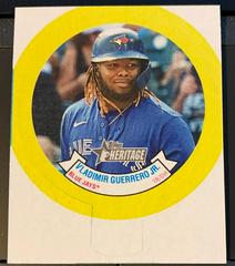 Vladimir Guerrero Jr. Baseball Cards 2022 Topps Heritage 1973 Candy Lids Prices