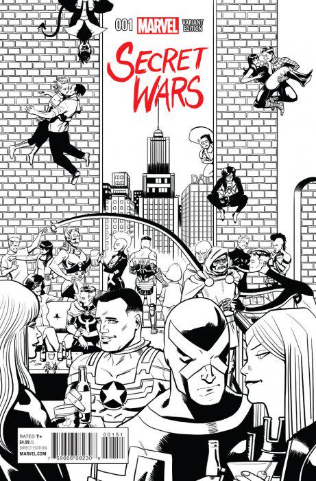 Secret Wars [Zdarsky Sketch] #1 (2015) Comic Books Secret Wars