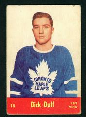 Dick Duff Hockey Cards 1955 Parkhurst Quaker Oats Prices