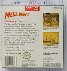 Box Back | Mega Man 2 GameBoy