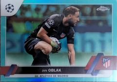 Jan Oblak [Aqua] #107 Soccer Cards 2022 Topps Chrome UEFA Club Competitions Prices