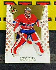 Carey Price [Gold] Hockey Cards 2020 Ultimate Collection Prices