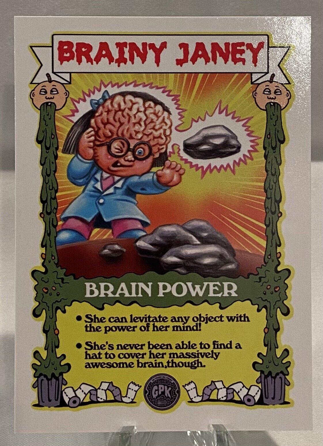 Brainy JANEY #TCG-1 Garbage Pail Kids at Play TCG