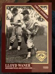Lloyd Waner [Burgundy] Baseball Cards 1994 The Sportin News Conlon Collection Prices