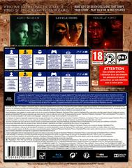 Box Cover (Back) | The Dark Pictures Anthology Triple Pack PAL Playstation 4