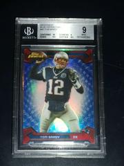 Tom Brady [Blue Refractor] #40 Football Cards 2013 Topps Finest Prices