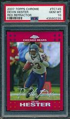 Devin Hester [Red Refractor] Football Cards 2007 Topps Chrome Prices