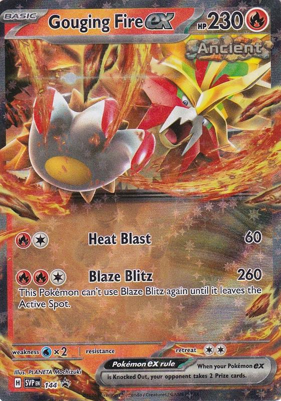 Gouging Fire Ex #144 Pokemon Promo