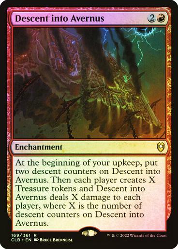 Descent Into Avernus [Foil] #169 Magic Commander Legends: Battle for Baldur's Gate