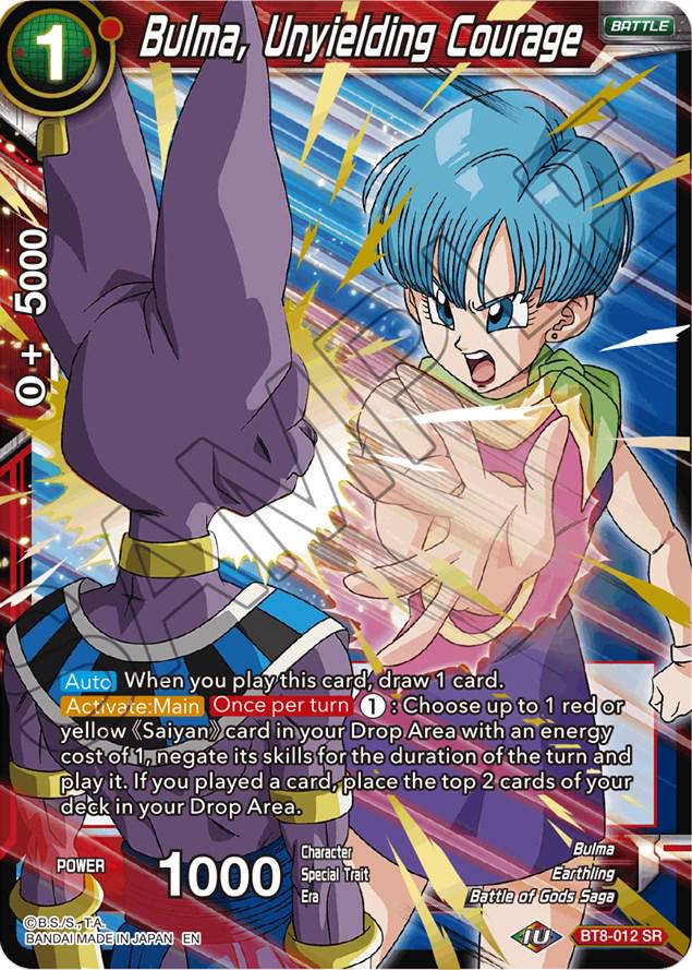 Bulma, Unyielding Courage BT8-012 Dragon Ball Super Malicious Machinations