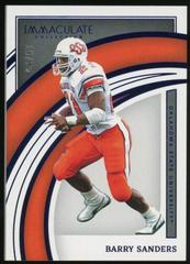 Barry Sanders [Blue] #31 Football Cards 2022 Panini Immaculate Collegiate Prices