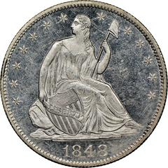 1848 O Coins Seated Liberty Half Dollar Prices