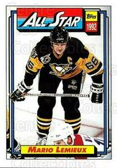 Mario Lemieux #265 Hockey Cards 1992 Topps Prices