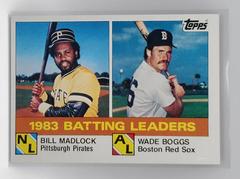 1983 Batting Leaders [Bill Madlock, Wade Boggs] #131 Baseball Cards 1984 Topps Prices