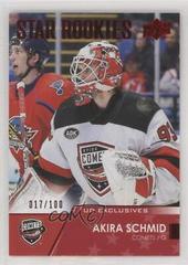 Akira Schmid [Exclusives] Hockey Cards 2021 Upper Deck AHL Prices