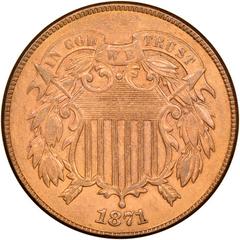 1871 [PROOF] Coins Two Cent Prices