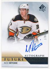 Nick Ritchie [Autograph] Hockey Cards 2015 SP Authentic Prices