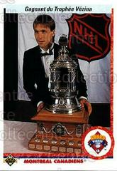 Patrick Roy [Vezina Trophy] Hockey Cards 1990 Upper Deck French Prices