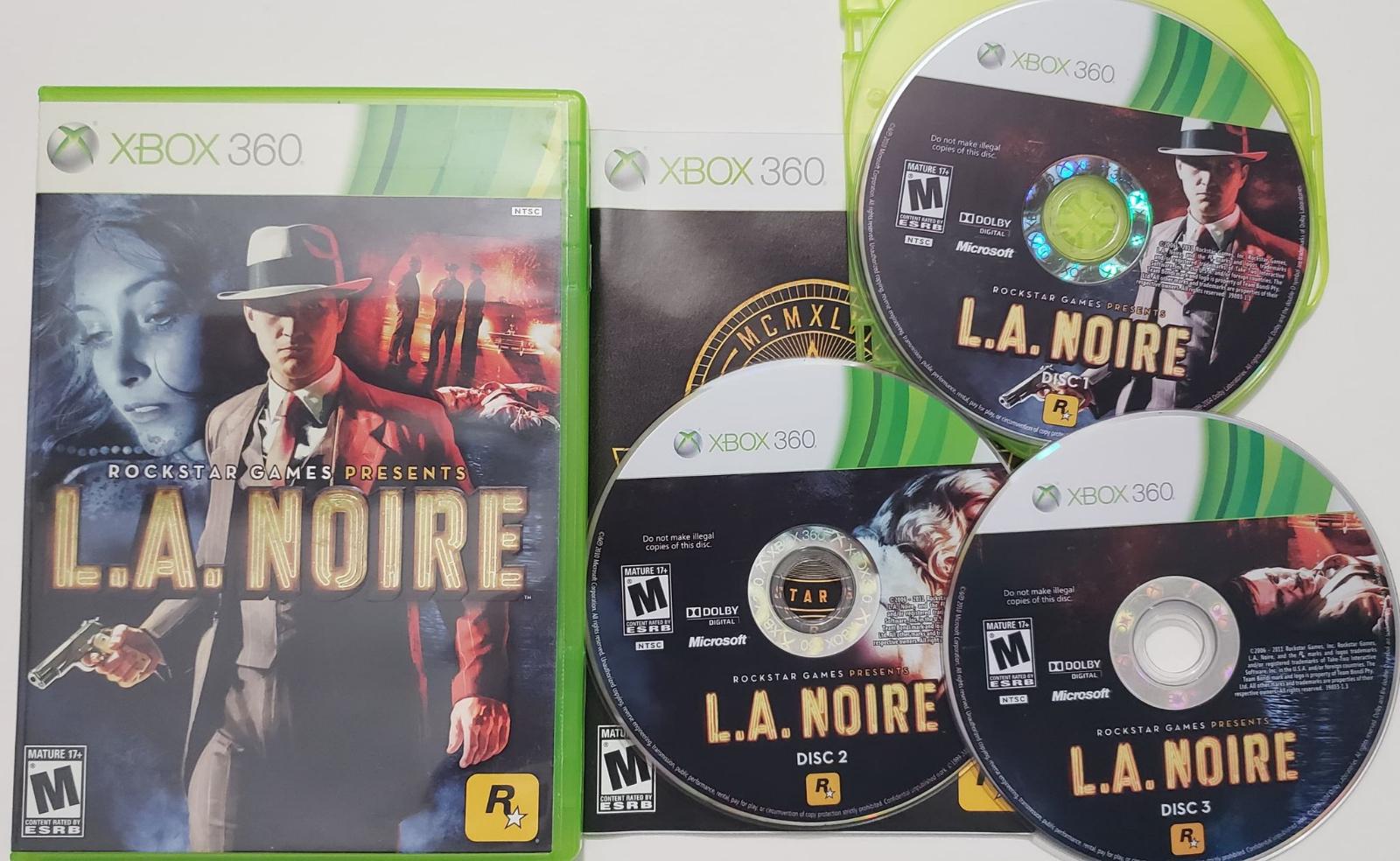 Noire | Item, Box, and Manual Xbox 360
