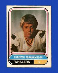 C. Abrahamsson #28 Hockey Cards 1975 O-Pee-Chee WHA Prices