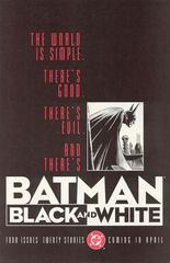 Batman Black and White Preview (1996) Comic Books Batman Black & White Prices
