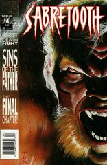 Sabretooth [Newsstand] #4 (1993) Comic Books Sabretooth Prices