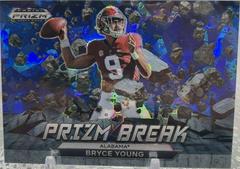 Bryce Young [Blue Ice] #PB-1 Football Cards 2023 Panini Prizm Draft Picks Break Prices