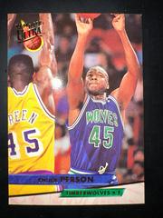 Chuck Person #115 Basketball Cards 1993 Ultra Prices