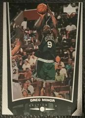 Greg Minor #11 Basketball Cards 1998 Upper Deck Prices