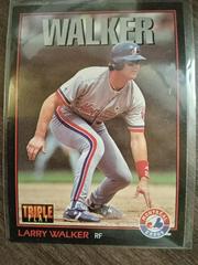 Larry Walker #42 Baseball Cards 1993 Panini Donruss Triple Play Prices