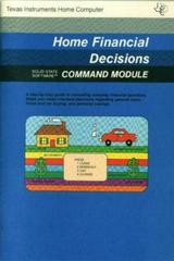 Home Financial Decisions TI-99 Prices