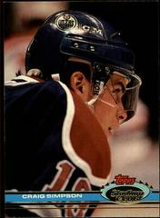 Craig Simpson Hockey Cards 1991 Stadium Club Prices